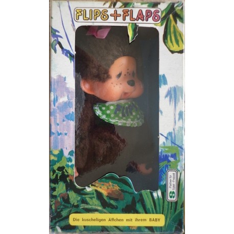 Moncicci Monchhichi Flips + Flaps pupazzo Flips anni 80