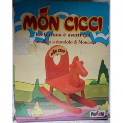 Polistil Moncicci Monchhichi cavallino a dondolo 1974