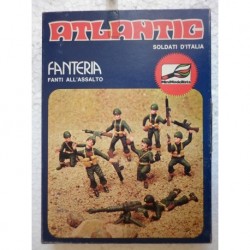 Atlantic soldatini Soldati d'Italia Fanteria Fanti all'assalto 1/32