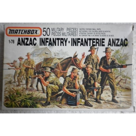 Matchbox soldatini fanteria Anzac 1/76