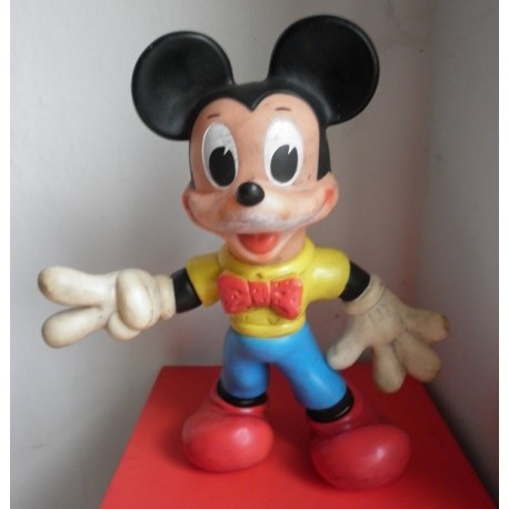 Walt Disney Ledraplastic Ledra plastic Topolino pupazzo di gomma