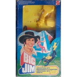 Mattel Big Jim set tenuta avventura Commando Raft Rafting 1982