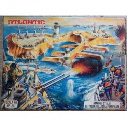 Atlantic 211 soldatini Marinai d'Italia battaglia dell'isola fortificata plastico H0