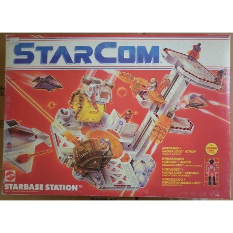 Mattel Starcom Starbase Station Stazione base con personaggio 1990