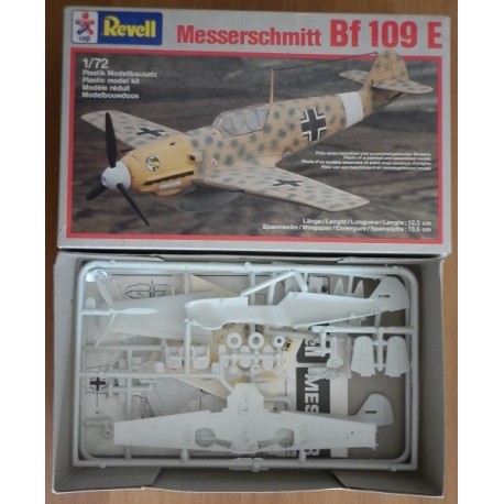 Revell kit aereo Messerschmitt Bf 109 E 1/72 1984