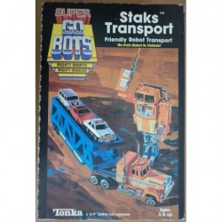 Tonka Super Go Bots Staks Transport bisarca robot transformers 1985