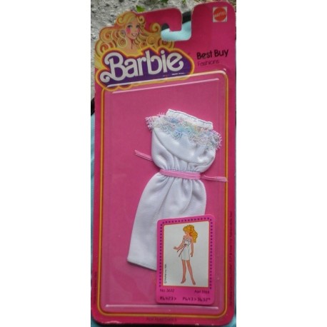 Vestito Barbie Best Buy Fashions bianco 1978