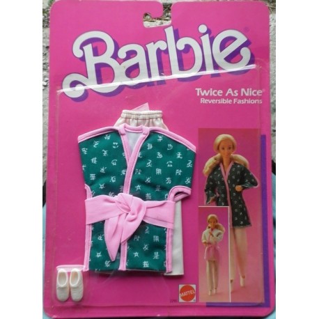 Barbie vestito Twice as Nice completo sportivo reversibile 1985