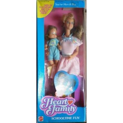 Famiglia Cuore Heart Family - bambola maestra con bambino