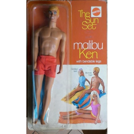 Barbie bambola Ken The Sunset Malibu 1970 Oldtoys on line