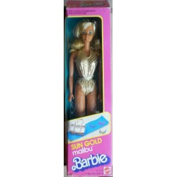 Barbie bambola Sun Gold Malibu 1983
