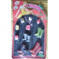 Set di scarpe per bambola Tanya Barbie