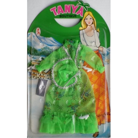 Vestito Boutique da sera verde per bambola Tanya